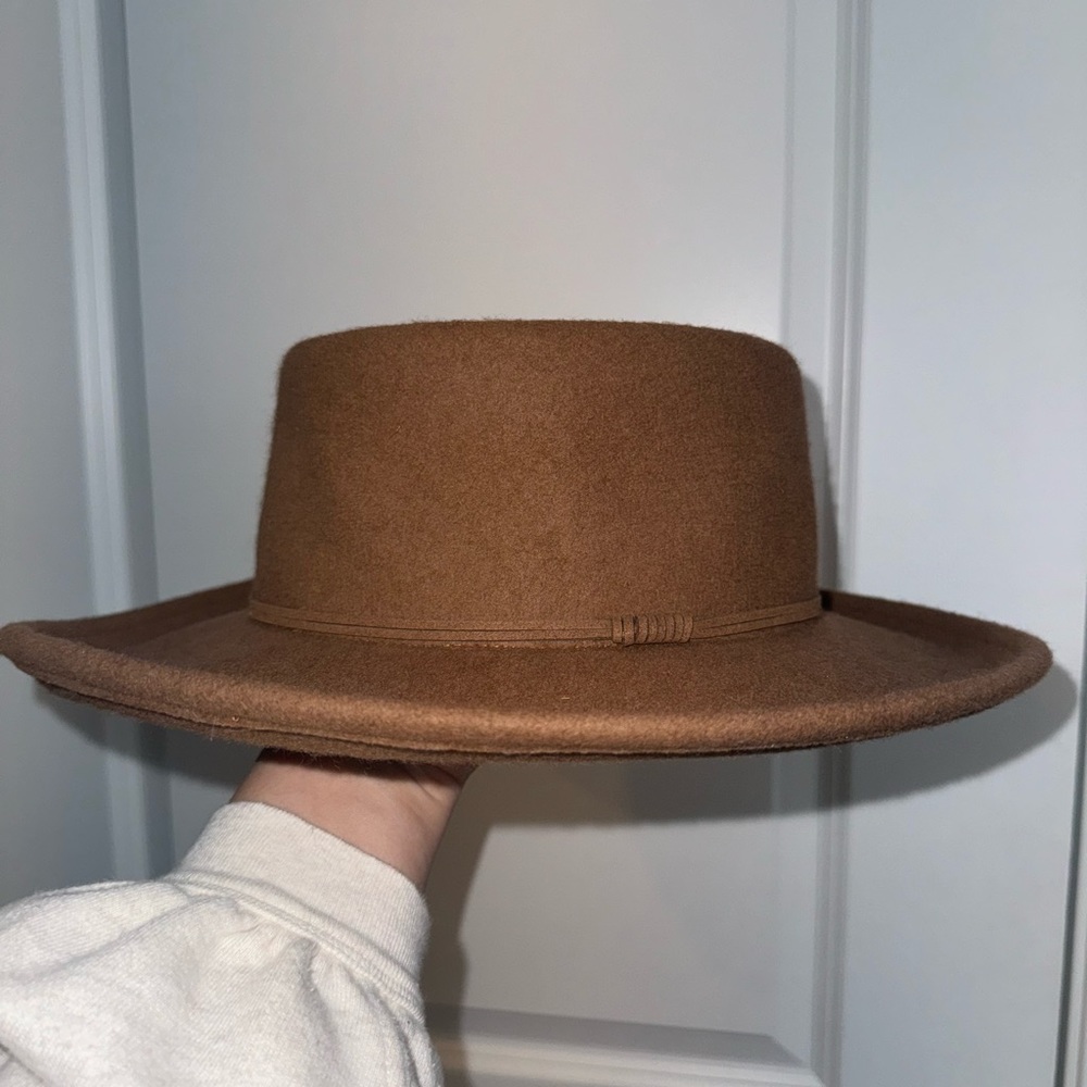 Universal Thread Brown Felt Fedora Style Hat